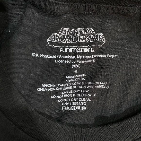 My Hero Academy Manga Anime Graphic Short Sleeve Tee by Funimation Mens S - Picture 3 of 4